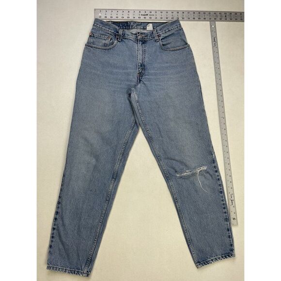 VINTAGE Levi's 560 Tapered Leg Denim Jeans Men Size 31 X 31 Blue Tag Sz 32 x 32 - Picture 10 of 10